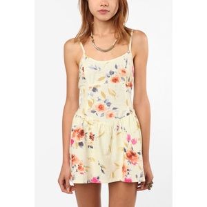 UO Colorful Floral Romper